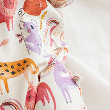 Load image into Gallery viewer, Pink / White Unicorn Baby Sleepsuits 3 Pack (0mth-18mths)