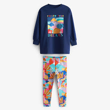 Load image into Gallery viewer, Blue Rainbow Dreams Rainbow Dreams Cuffed Long Sleeve Top & Legging Set (3-12yrs)