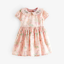 Load image into Gallery viewer, Pink Baby Woven Prom Dress and Cardigan (0mths-18mths)