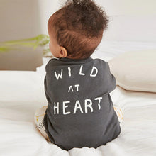 Load image into Gallery viewer, Grey Mono Lion Oversized T-Shirt And Leggings Baby Set (0mth-18mths)