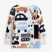 Load image into Gallery viewer, Blue/ Tan Brown 3 Pack Snuggle Pyjamas (12mths-6yrs)