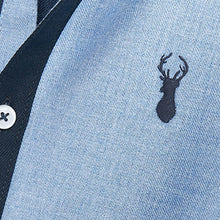 Load image into Gallery viewer, Blue Colourblock Oxford Shirt (3-12yrs)