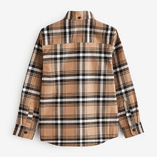 Load image into Gallery viewer, Tan Brown Check Oxford Shirt (3-12yrs)