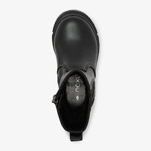 Load image into Gallery viewer, Black Chunky Chelsea Boots (Younger Girls)