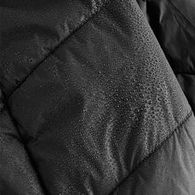 Load image into Gallery viewer, Black Short Hooded Padded Jacket