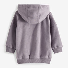 Load image into Gallery viewer, Lilac Purple Next Soft Touch Jersey Hoodie (3mths-5yrs)