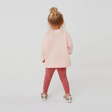 Load image into Gallery viewer, Pink Sweatshirt and Legging Set (3mths-5yrs)