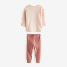 Load image into Gallery viewer, Pink Sweatshirt and Legging Set (3mths-5yrs)