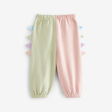 Load image into Gallery viewer, Pink 3D Dinosaur Jogger Soft Touch Jersey (3mths-4yrs)