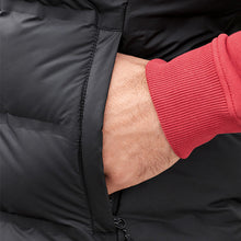 Load image into Gallery viewer, Black Shower Resistant Heatseal Hooded Gilet