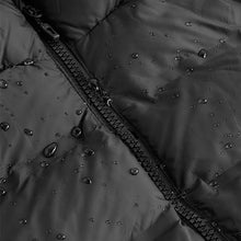 Load image into Gallery viewer, Black Shower Resistant Heatseal Hooded Gilet