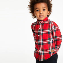 Load image into Gallery viewer, Red Tartan  Check Shirt (3mths-6yrs)