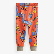 Load image into Gallery viewer, Orange/Khaki Green/Purple Digger 3 Pack Snuggle Pyjamas (12mths-6yrs)