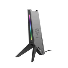 Load image into Gallery viewer, VERTUX ZULU Gaming RGB Headset Stand with 2xUSB & Audio Ports