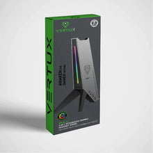 Load image into Gallery viewer, VERTUX ZULU Gaming RGB Headset Stand with 2xUSB & Audio Ports