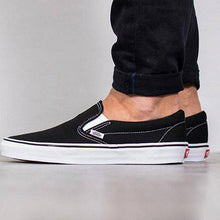 Load image into Gallery viewer, VANS CLASSIC SLIP ON BLACK WHITE SHOES - Allsport