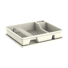 Load image into Gallery viewer, COSMOPLAST Deluxe Plastic Dish Rack with Drainer - IFHHKI285
