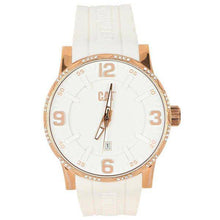 Load image into Gallery viewer, CATERPILLAR Bold Rose Gold White Rubber Strap Watch - Allsport