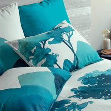Load image into Gallery viewer, Housse de couette percale de coton imprimée fresque paysage Evasion - Allsport