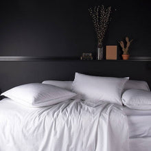 Load image into Gallery viewer, Housse de couette percale de coton Neo blanc - Allsport