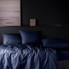 Load image into Gallery viewer, Housse de couette percale de coton Neo marine - Allsport