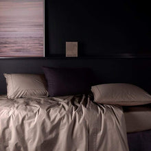 Load image into Gallery viewer, Housse de couette percale de coton Neo taupe - Allsport