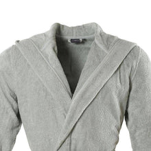 Load image into Gallery viewer, Peignoir homme à capuche uni coton biologique Osmose lichen - Allsport