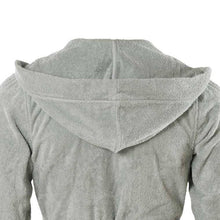 Load image into Gallery viewer, Peignoir homme à capuche uni coton biologique Osmose lichen - Allsport