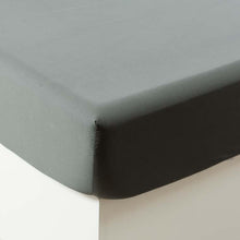 Load image into Gallery viewer, le drap housse  satin de coton biologique collection quartz (140x190)