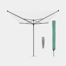 Load image into Gallery viewer, Brabantia Topspinner 50m + Ground Spike + Cover Metallic Grey - Allsport