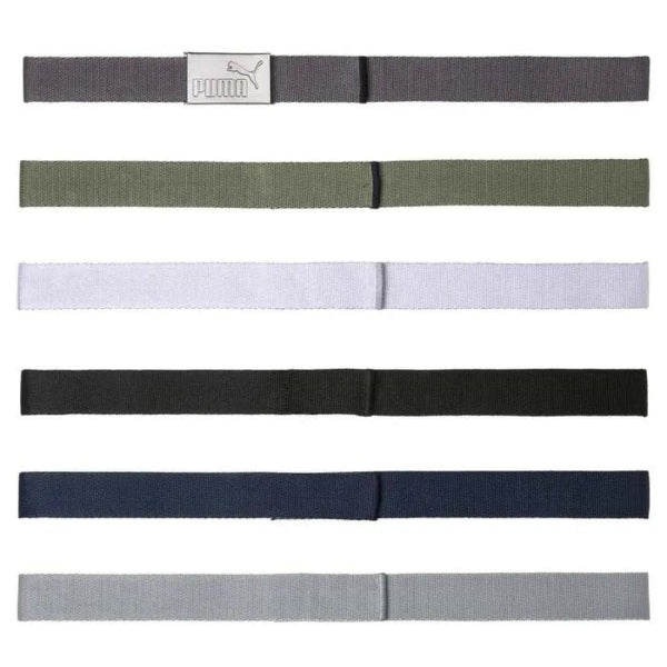 6 Pk Web Belt Blk-WhT