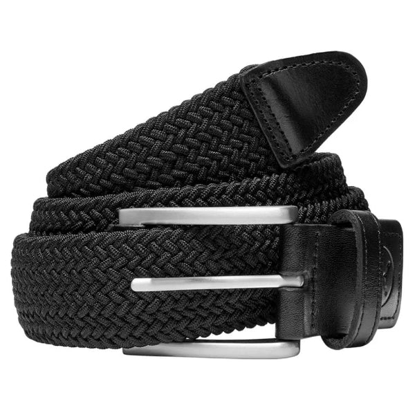 Braided Weave Belt Blk