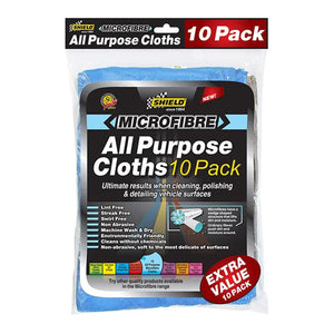 Microfibre All Purpose Cloths 10 Pack