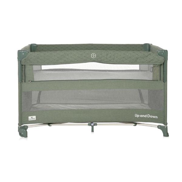 Baby Cot Up & Down Iceberg Green Teddy Bear