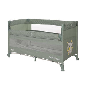 Baby Cot Up & Down Iceberg Green Teddy Bear