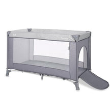 Load image into Gallery viewer, Baby Cot Torino 1 Layer Grey Striped
