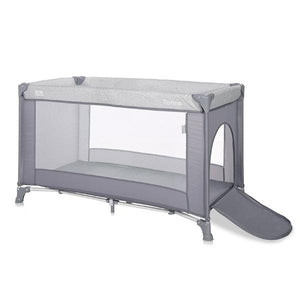 Baby Cot Torino 1 Layer Grey Striped