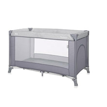 Load image into Gallery viewer, Baby Cot Torino 1 Layer Grey Striped
