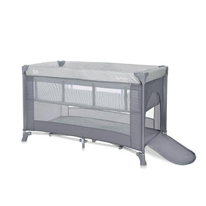 Baby Cot Torino 2 Layers Grey Striped