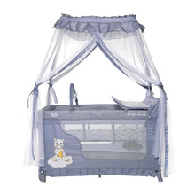 Load image into Gallery viewer, Baby Cot Magic Sleep Cool Grey Hippo
