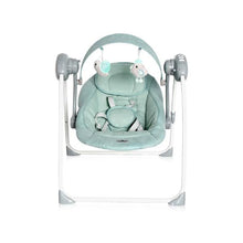 Load image into Gallery viewer, Baby Swing Portofino Frosty Green Stars
