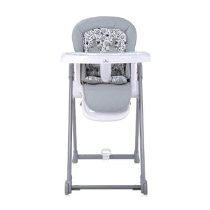 High Chair Party Cool Grey Leather