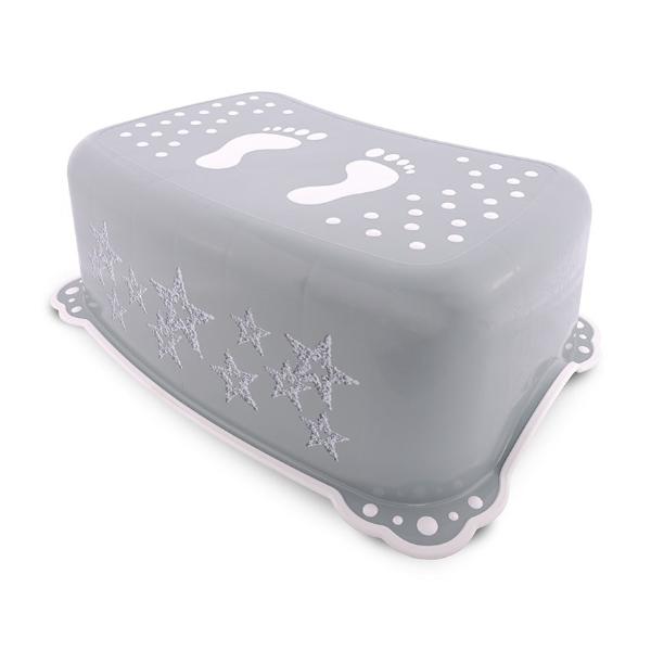 Step Stool Little Stars Grey