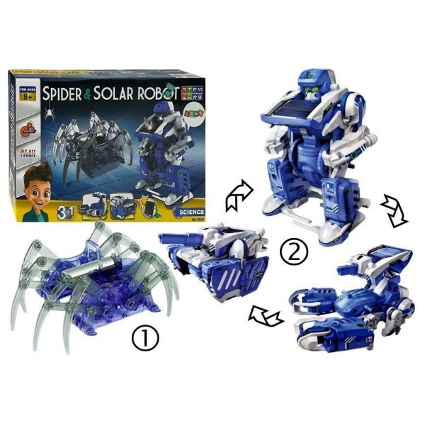 Spider & Solar Robot 3in1 8+