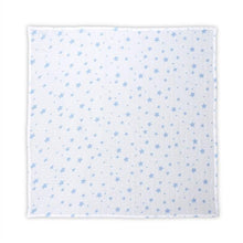 Load image into Gallery viewer, MUSLIN SWADDLE BLANKET 80/80 CM WHITE WITH AQUATIC
