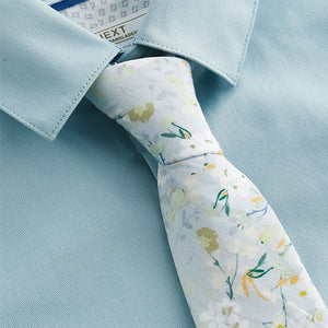 Mineral Long Sleeve 100% Cotton Shirt with Tie Set (3-12yrs)