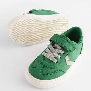 Green Touch Fastening Chevron Trainers (Younger Boys)