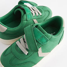 Load image into Gallery viewer, Green Touch Fastening Chevron Trainers (Younger Boys)
