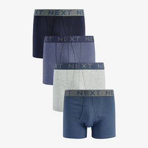 Blue A-Front Boxers 4 Pack