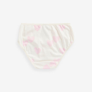 Pink/White Briefs 10 Pack